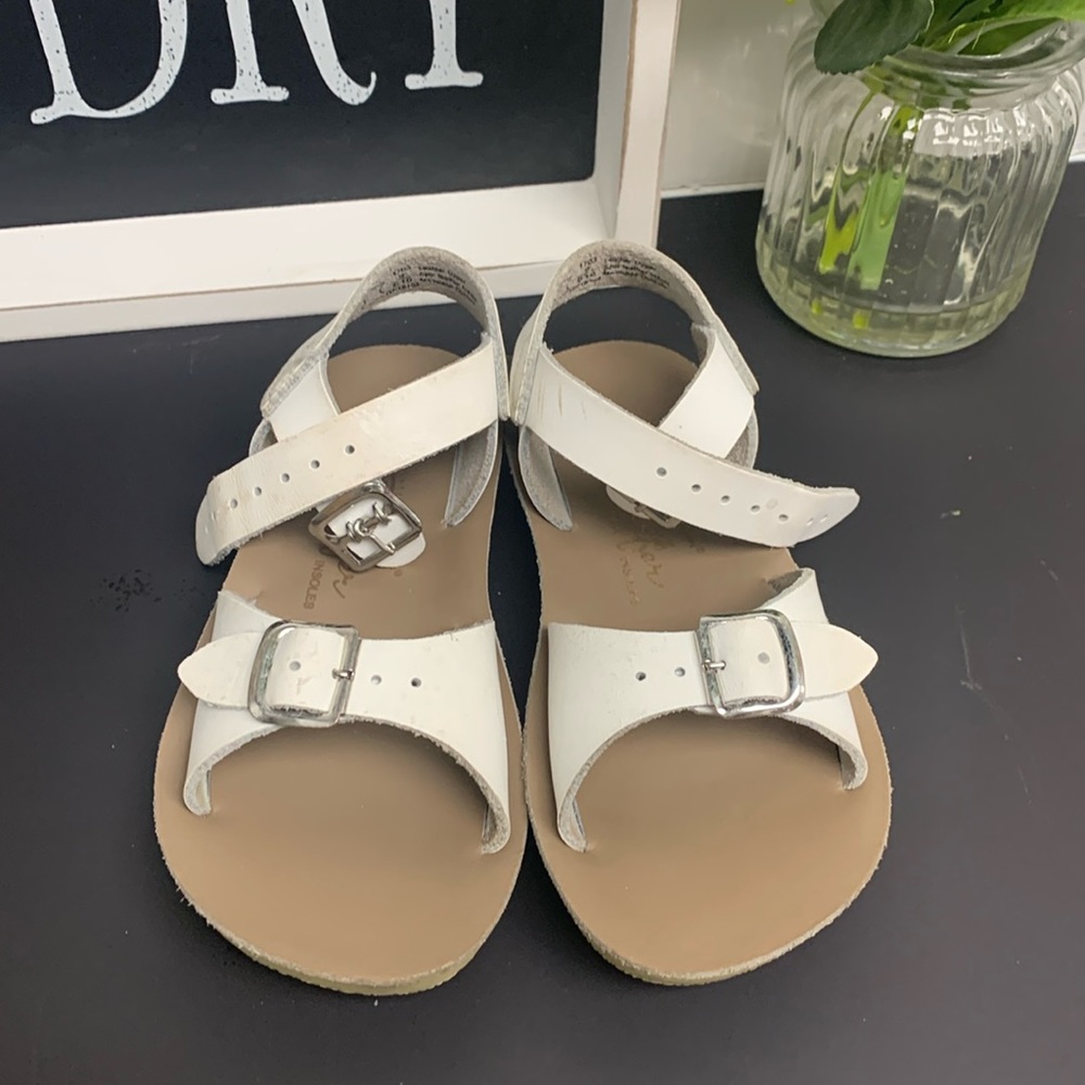 White Toddler Sandals Size 9